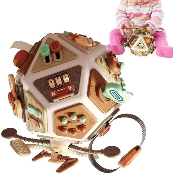 Фото - Бизиборд-куб Smart Baby Мяч (6928270764788)